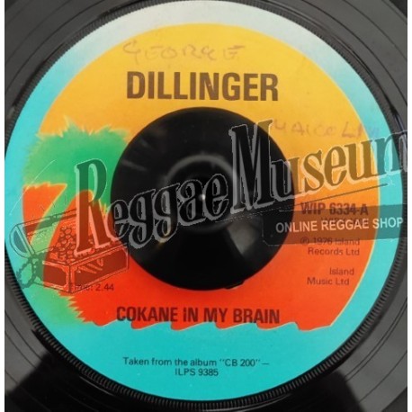 Dillinger - Cokane In My  Brain [Island]