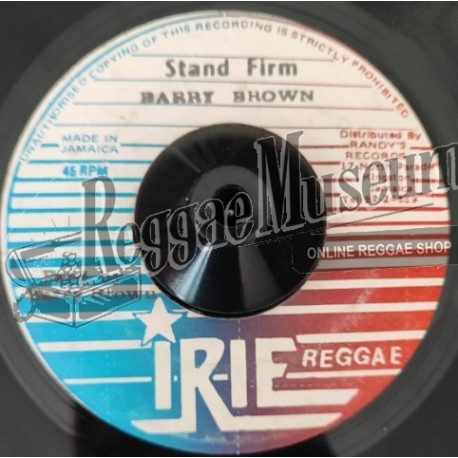 Barry Brown - Stand Firm [Irie Reggae]