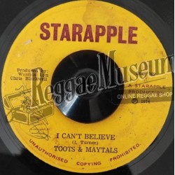 Toots & Maytals - I Cant Believe [Starapple]