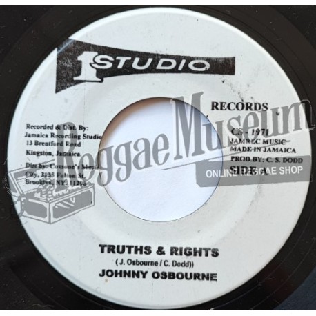 Johnny Osbourne - Truths & Rights [Studio 1]