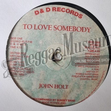 John Holt - To Love Somebody [D&D]