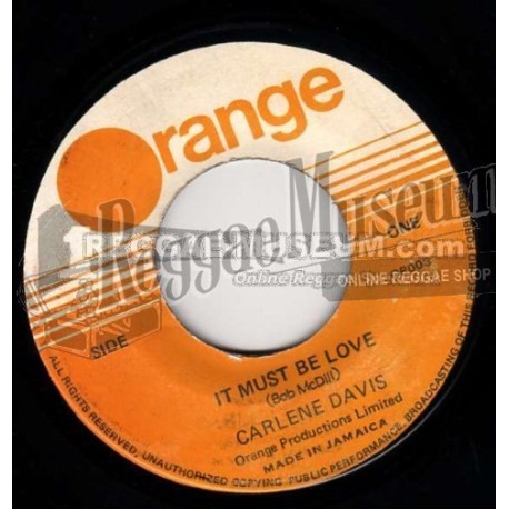 Carlene Davis - It Must Be Love [Orange]