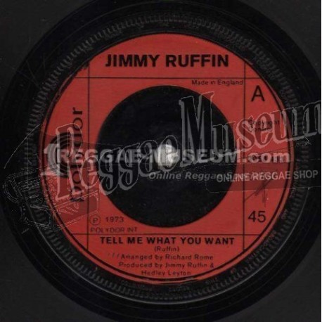 Jimmy Ruffin - Tell Me What You Want [Polydor]