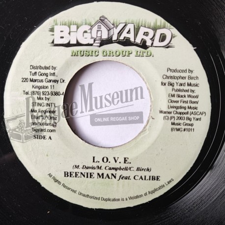 Beenie Man & Calibe - LOVE [Big Yard]