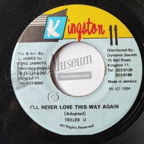 Thriller U - Ill Never Love This Way Again [Kingston 11]