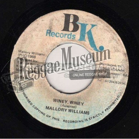 Mallory Williams - Winey Winey [BK]