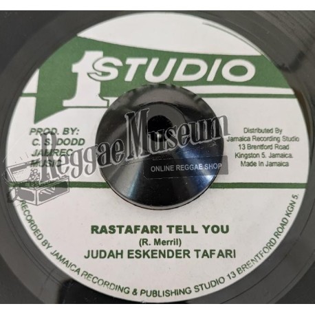 Judah Eskender Tafari - Rastafari Tell You [Studio 1]