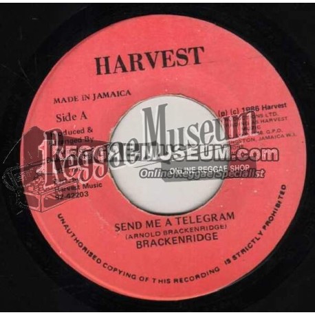 Brackenridge - Send Me A Telegram [Harvest]